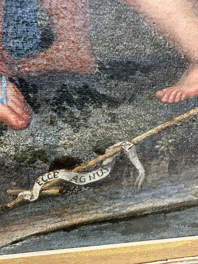 dipinto olio su tela XVIII secolo Italia