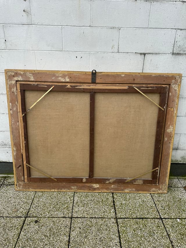 dipinto olio su tela XVIII secolo Italia