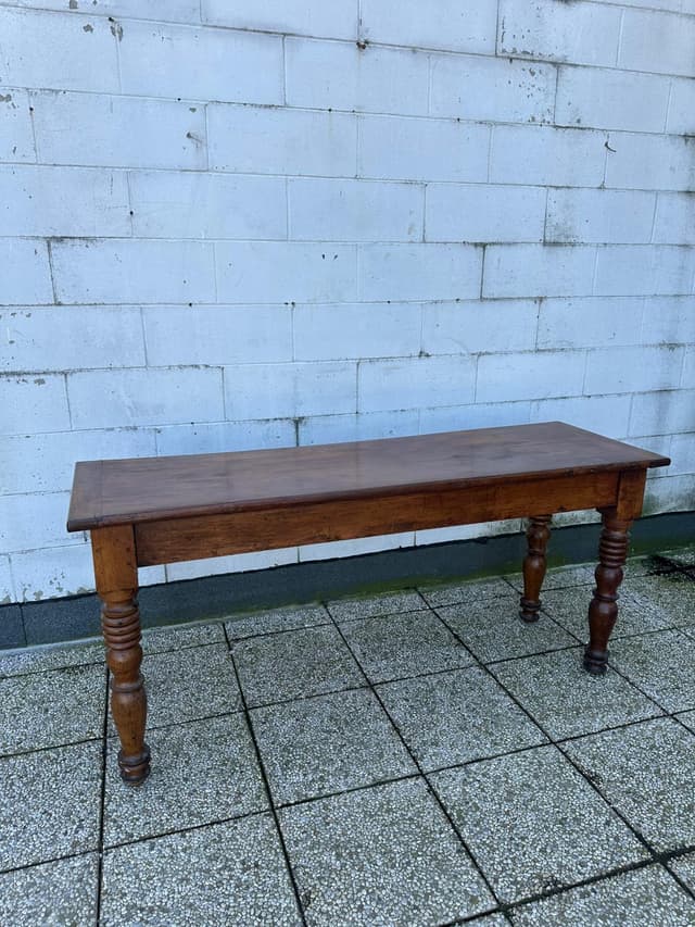 Tavolo piemontese noce massello primi' 800