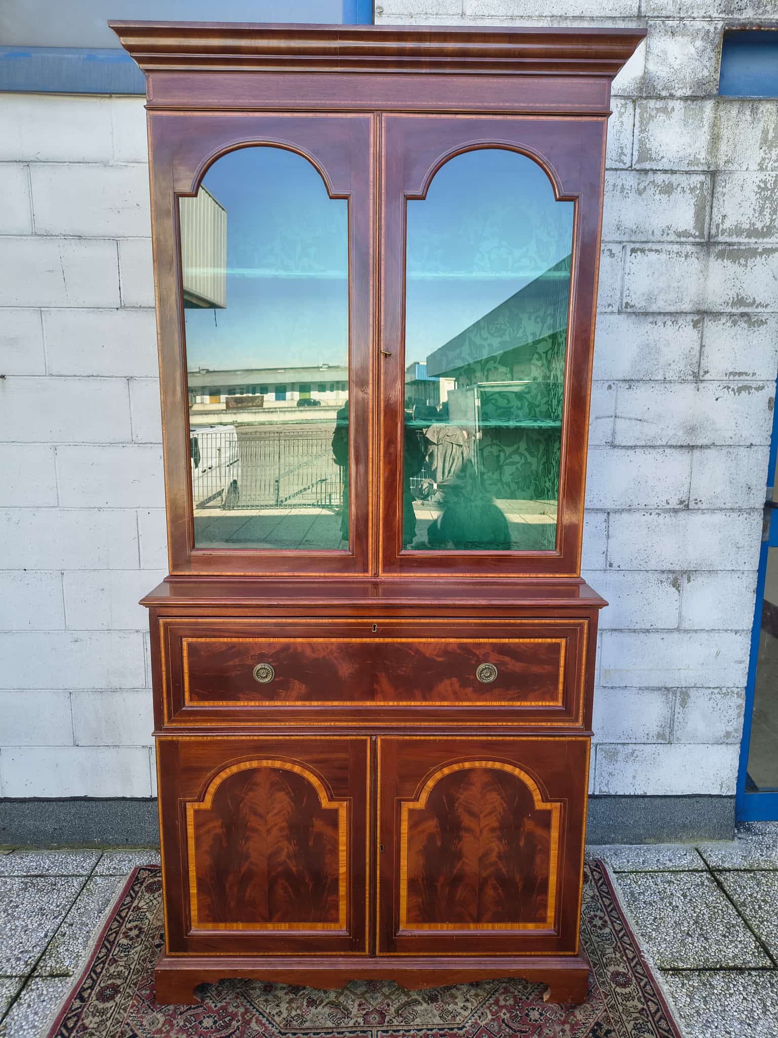 Libreria Inglese XIX secolo Mogano