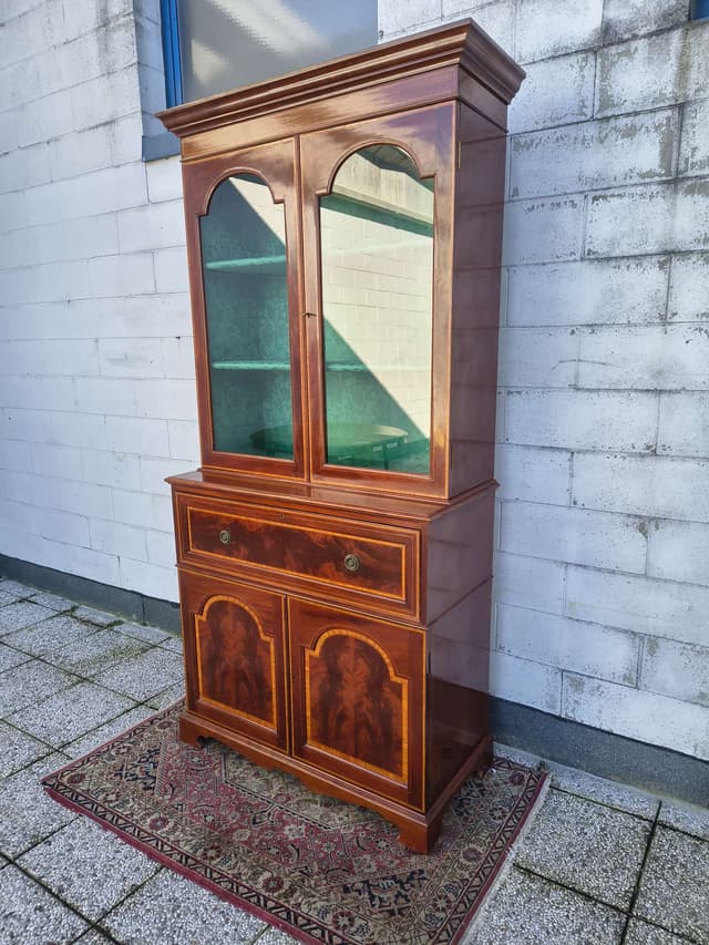 Libreria Inglese XIX secolo Mogano