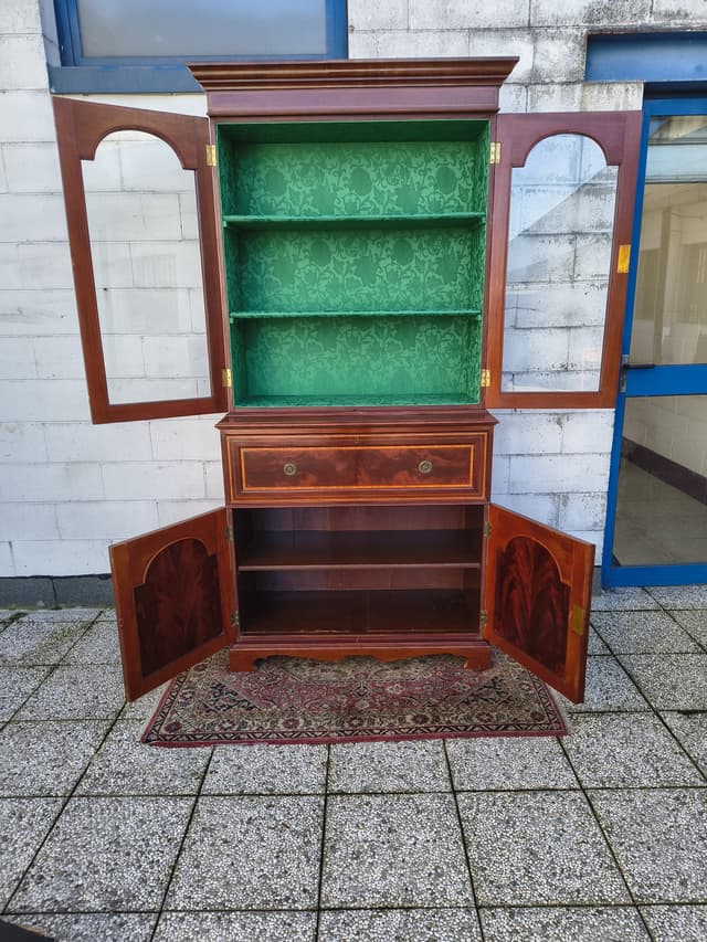 Libreria Inglese XIX secolo Mogano