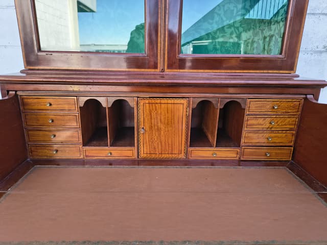 Libreria Inglese XIX secolo Mogano